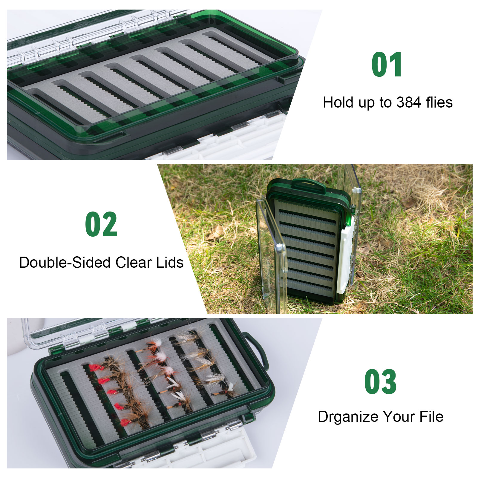 صندوق معدات صيد السمك ذو وجهين - مراجعة Fishing Lure Box وسعره