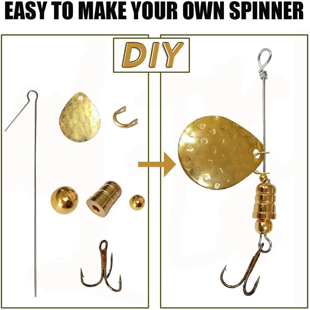 مجموعة صنع طعوم الصيد الدوّارة - مراجعة Fishing Lure Spinnerbait وسعره