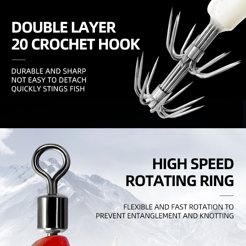 شاريشارك 6 قطع/كيس، خطاف صيد ا - مراجعة Fishing Lure Kit وسعره