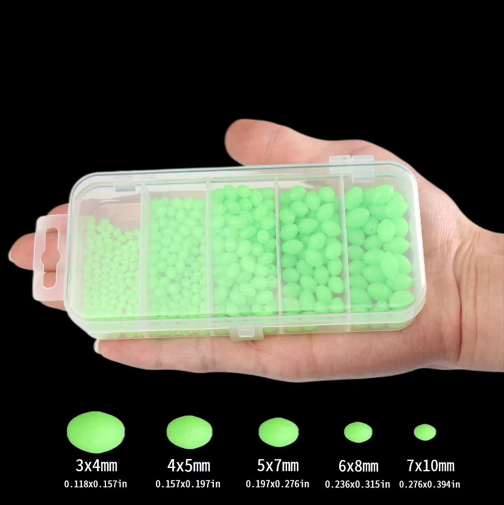 375 قطعة/المجموعة ليلة مضيئة ا - مراجعة Fishing Lure Soft Plastic وسعره