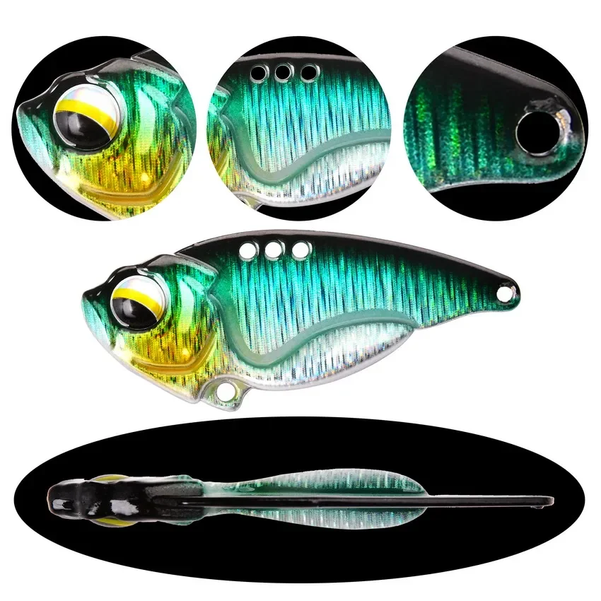 5 قطع/علبة طعوم صيد VIB، طعم م - مراجعة Fishing Lure Box وسعره
